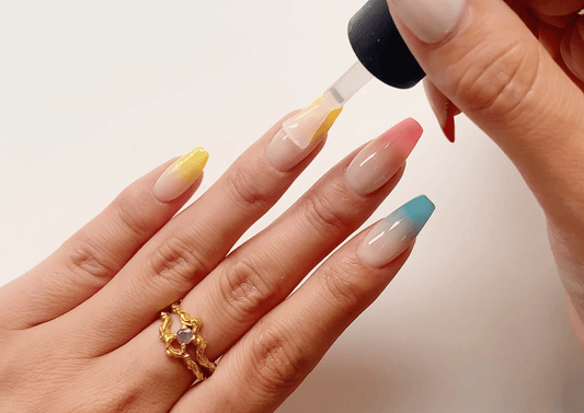 Colorful Ombre Guide - Nailster Denmark