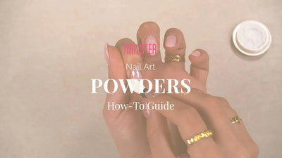 Påføring af Nail Art Powder - Nailster Denmark