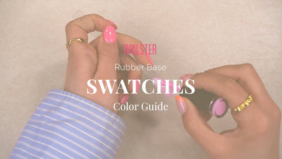 Rubber Base swatches - Nailster Denmark