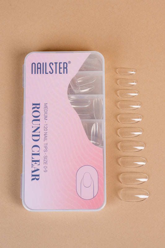 Round Medium Clear Tipper