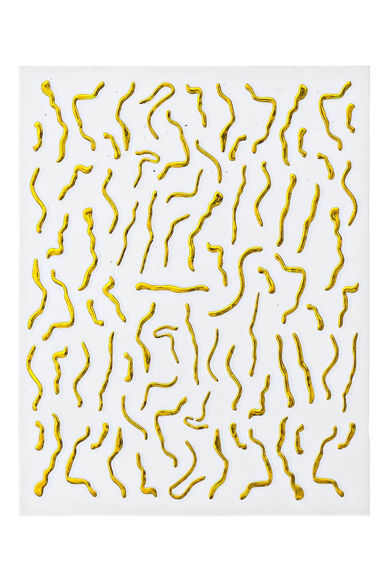 Golden lines - Sticker | Nailster Denmark
