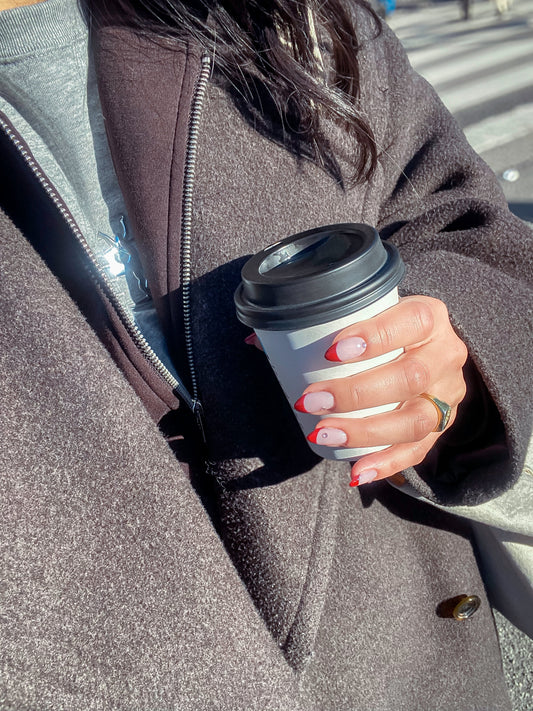 Red French Look | Nailster Denmark