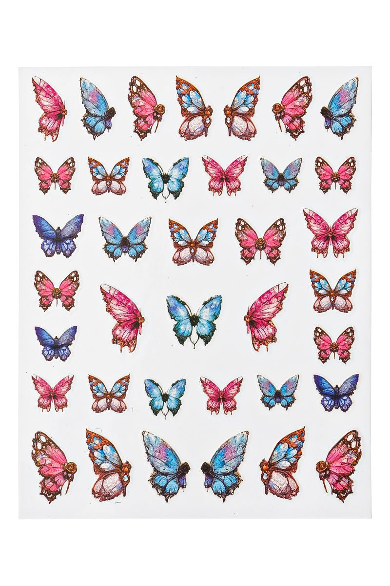 Spring Butterflies - Sticker | Nailster Denmark