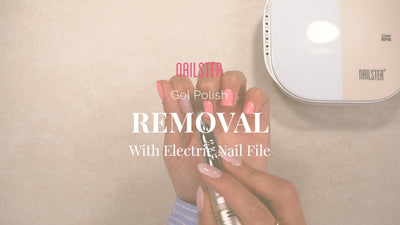 Aftagning af Gel Polish med Elektrisk Neglefil - Nailster Denmark