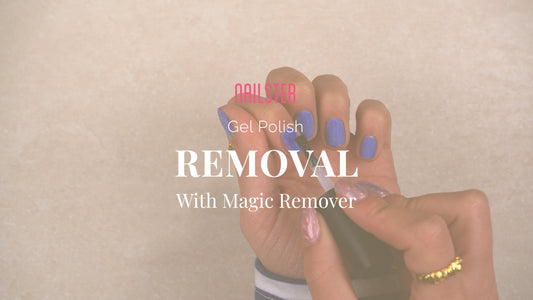 Aftagning af Gel Polish med Magic Remover - Nailster Denmark