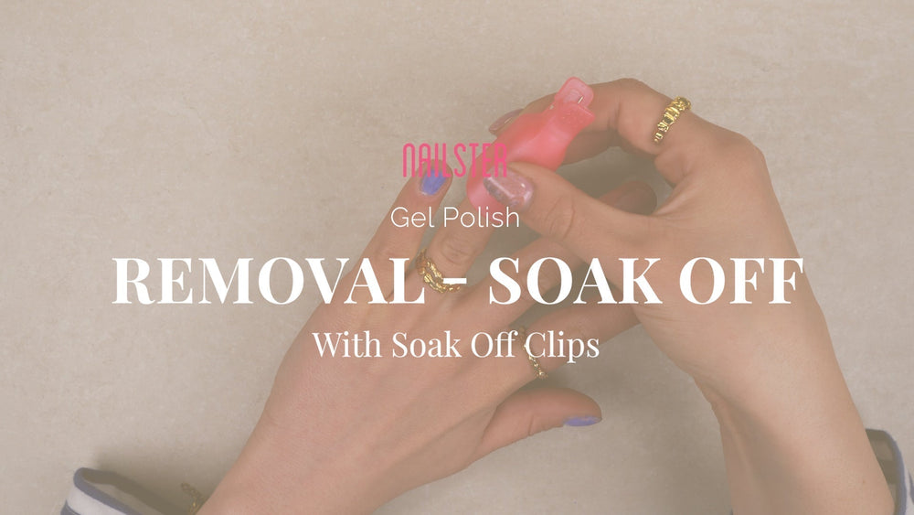 Aftagning af Gel Polish med Soak-off Klips - Nailster Denmark