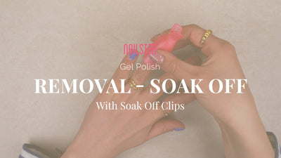 Aftagning af Gel Polish med Soak-Off Klips - Nailster Denmark