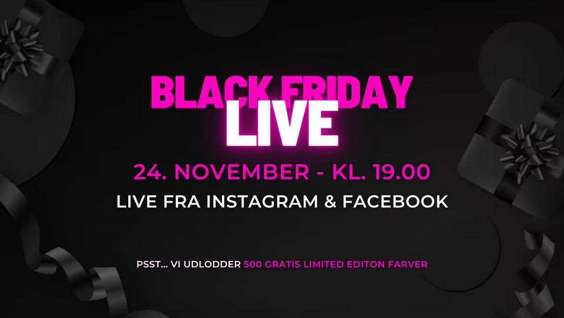 BLACK FRIDAY LIVE - 24 november kl 19.00