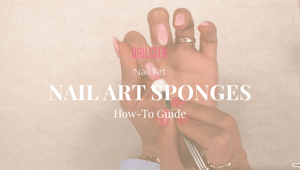 Nail Art med Nail Art Sponges - Nailster Denmark