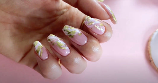 Nail art med negle folie - Nailster Denmark