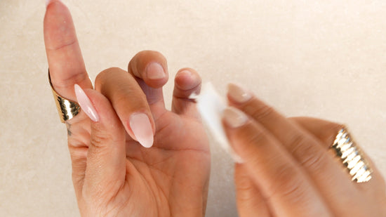 Forlængelse med Polygel på skabelon 8