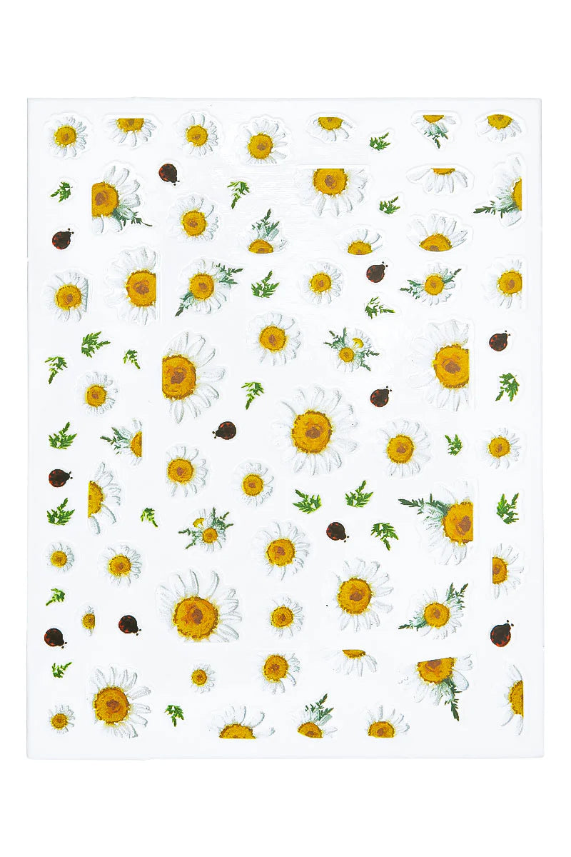 Daisy flower stickers