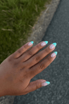Aqua Sparkle Look | Nailster Denmark