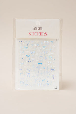 Baby Blue Bows - Stickers | Nailster Denmark