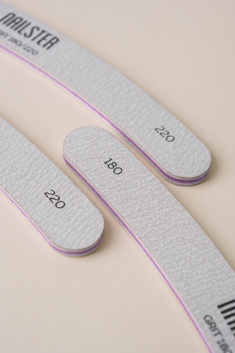 Banana Neglefil 180/220 - 3 stk. | Nailster Denmark