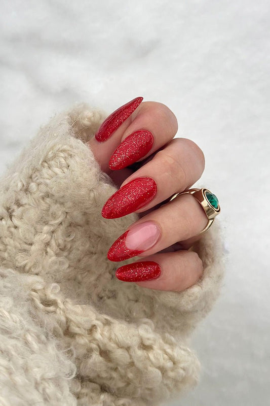 Christmas Glitter Look | Nailster Denmark