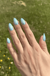 Glazed Blue Look | Nailster Denmark