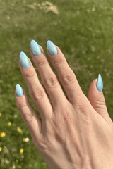 Glazed Blue Look | Nailster Denmark