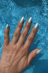 Glazed Blue Look | Nailster Denmark
