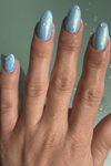 Glazed Blue Look | Nailster Denmark