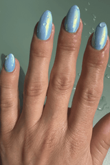 Glazed Blue Look | Nailster Denmark