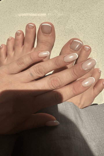 Glazed French Look | Nailster Denmark