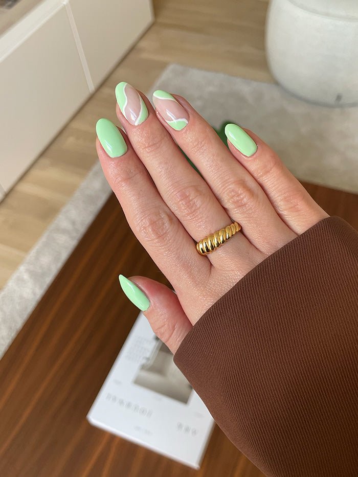 Mint Swirl Look | Nailster Denmark