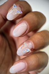 Nail Charms - Champagne Bows | Nailster Denmark