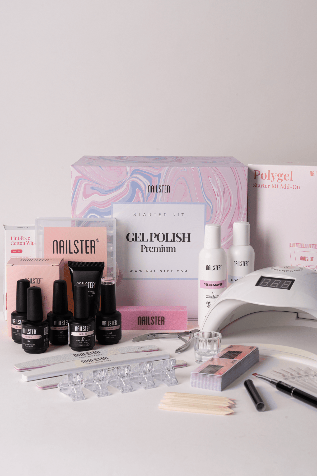 Nailster Starter Kit Polygel | Nailster Denmark
