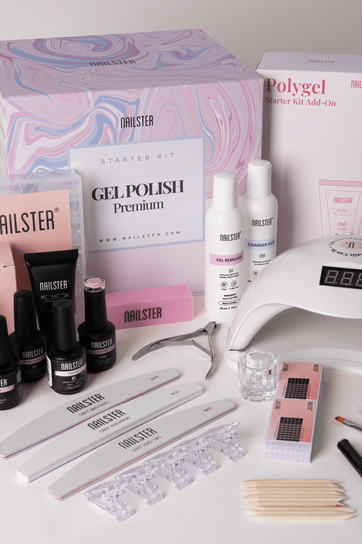 Nailster Starter Kit Polygel | Nailster Denmark