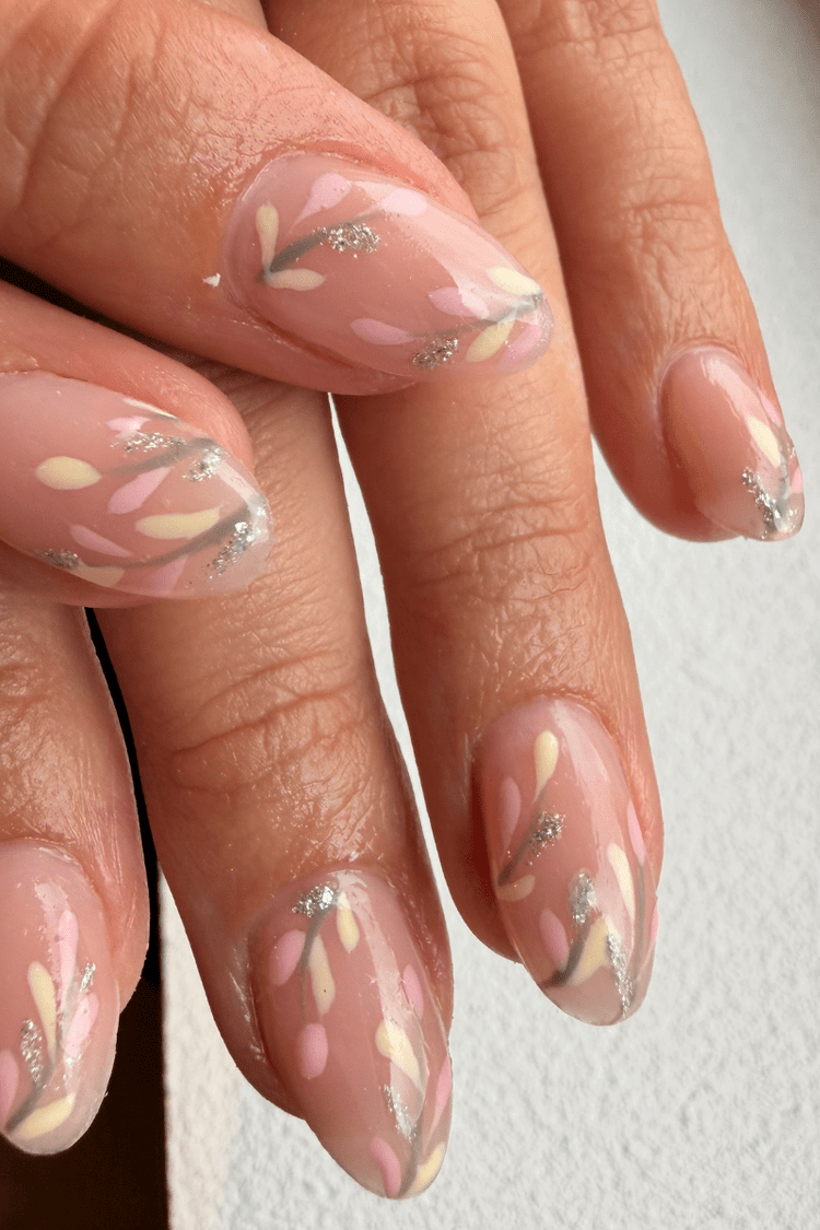 Pastel Botanica Look | Nailster Denmark