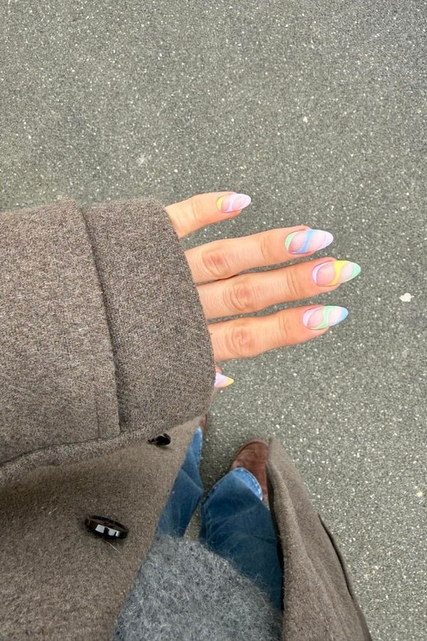 Pastel Swirl Look | Nailster Denmark