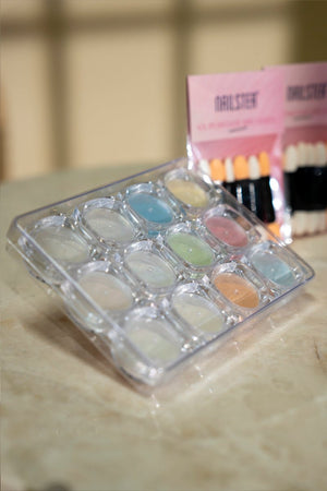 Pearl Powder sæt (12 stk.) | Nailster Denmark