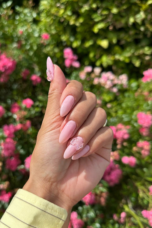 Pink Bow Look | Nailster Denmark
