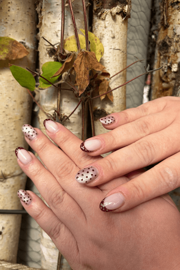 Plum Polka Look | Nailster Denmark