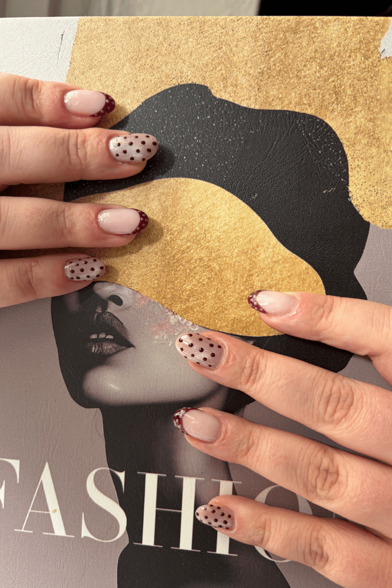 Plum Polka Look | Nailster Denmark