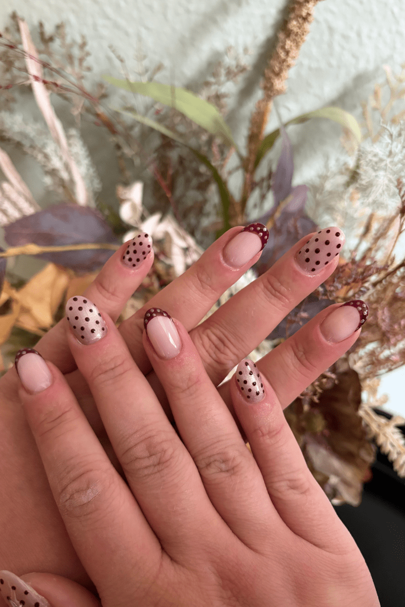 Plum Polka Look | Nailster Denmark