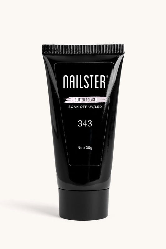 Polygel Glimmer Rose · 343 | Nailster Denmark