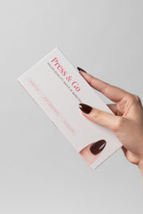 Press & Go - Brown obsession - Almond | Nailster Denmark
