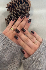 Press & Go - Brown obsession - Square | Nailster Denmark