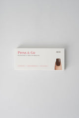 Press & Go - Brown obsession - Square | Nailster Denmark
