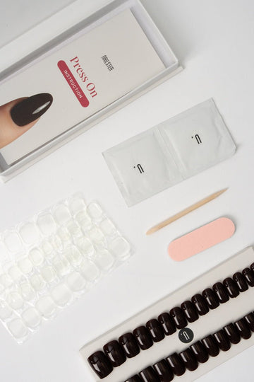 Press & Go - Brown obsession - Square | Nailster Denmark