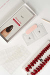 Press & Go - Cherry Cat Eye - Almond | Nailster Denmark