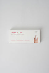 Press & Go - Classic Glazed - Almond | Nailster Denmark
