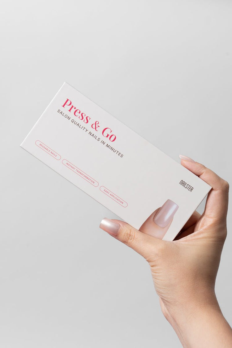 Press & Go - Classic Glazed - Square | Nailster Denmark