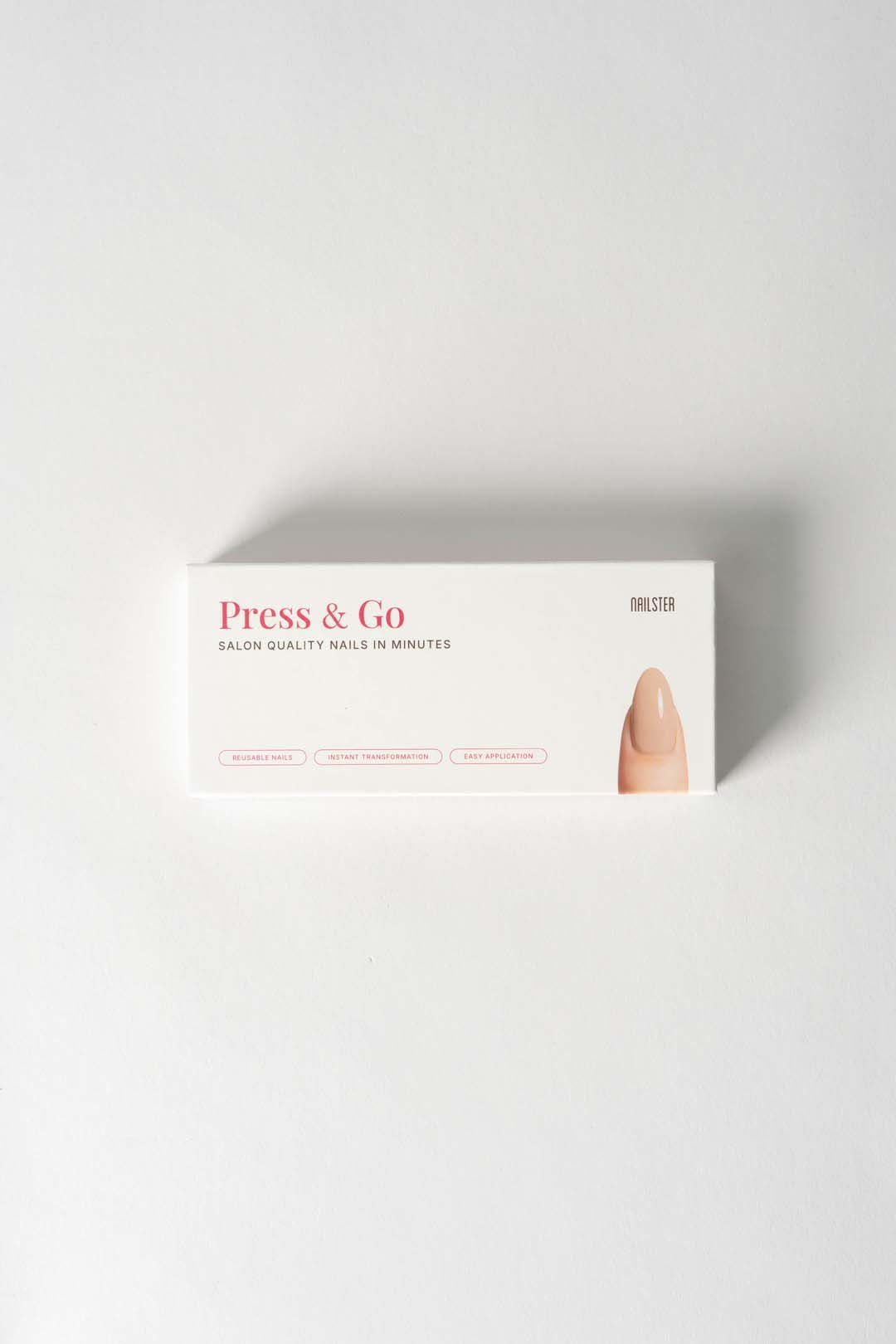 Press & Go - In the Nude - Almond | Nailster Denmark