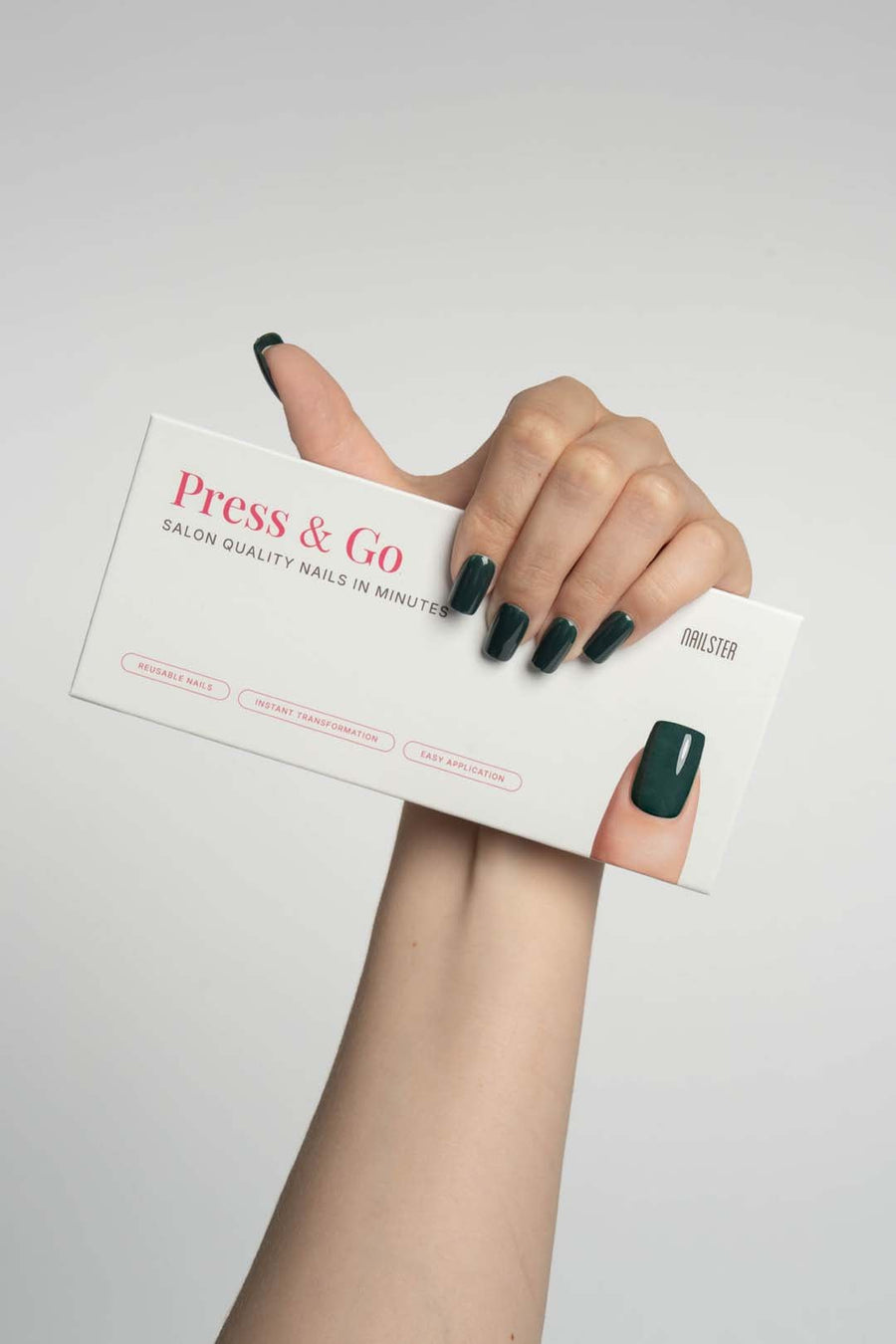 Press & Go - Moss - Square | Nailster Denmark