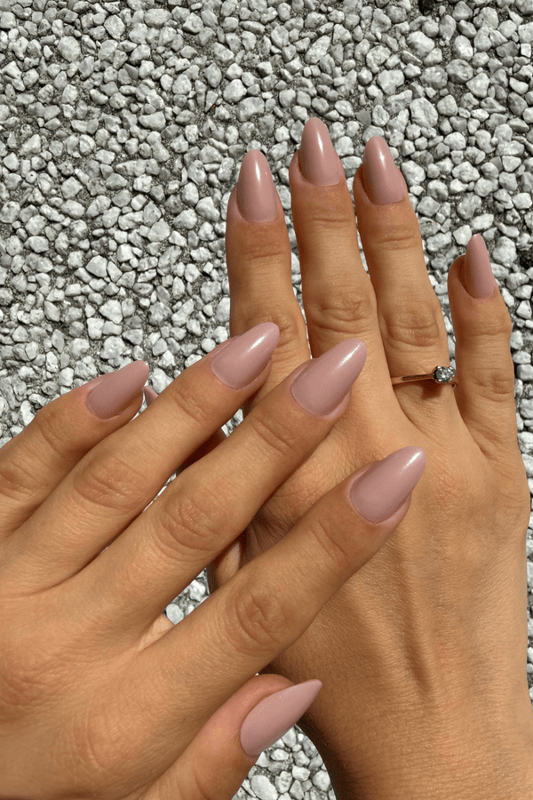 Press & Go - (not) in the mood - Almond | Nailster Denmark
