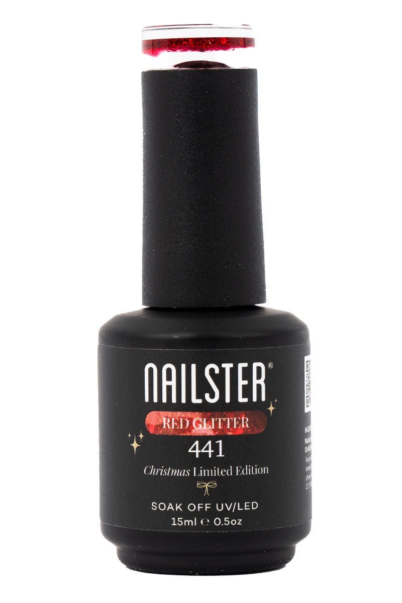 Red Glitter 15ml · 441 | Nailster Denmark