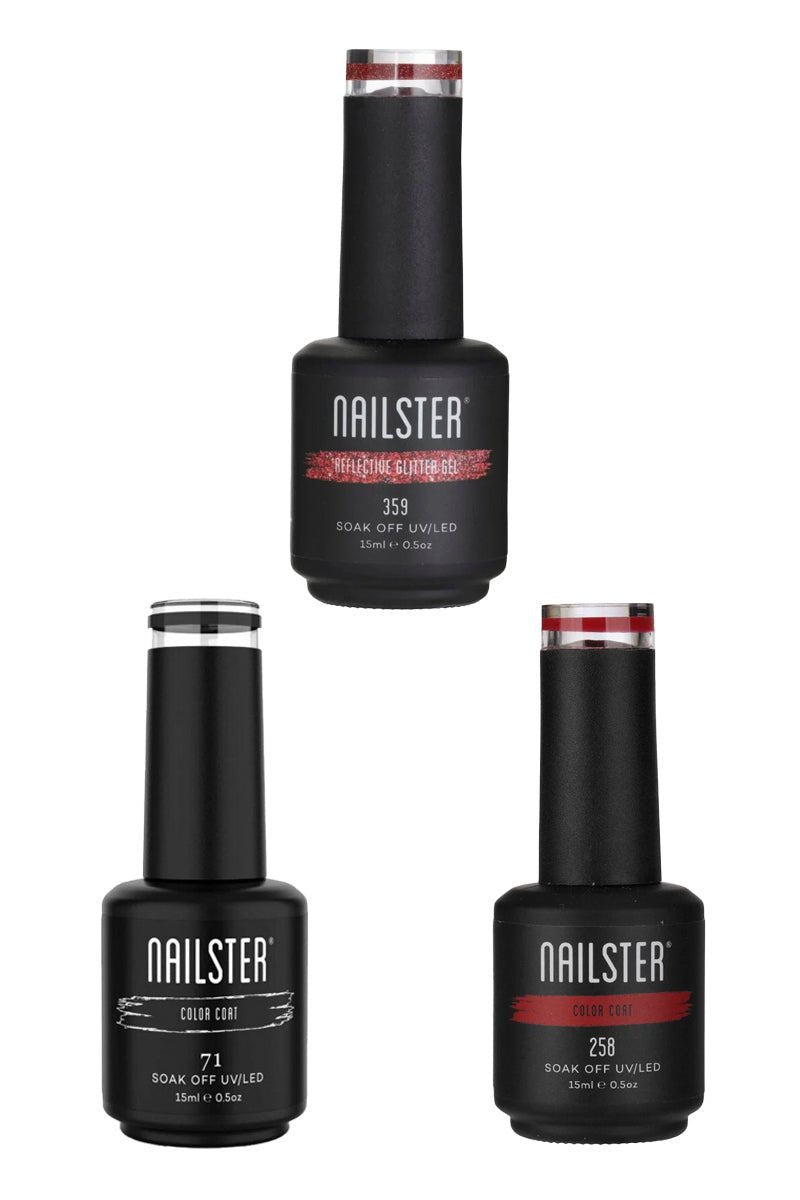 Spider Red Look | Nailster Denmark